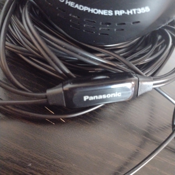 Vintage Panasonic RP-HT355 Stereo Headphones Tested Works Great - Picture 2 of 7
